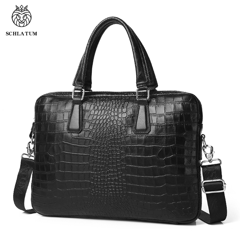Luxury Bags That Fit Laptop - SCHLATUM tas jinjing kulit buaya asli