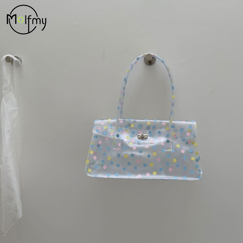 Luxury Y2K Bags - Tas Tangan PVC Jelly Firkin Y2K