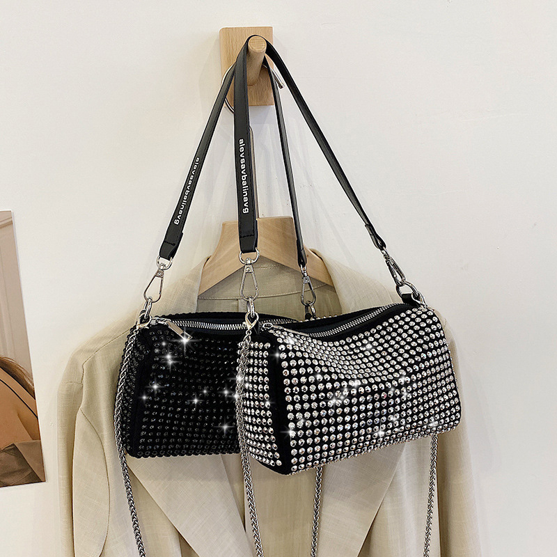 Luxury Bags For Kids - Tas Bahu Berlian Imitasi Cerah Mewah