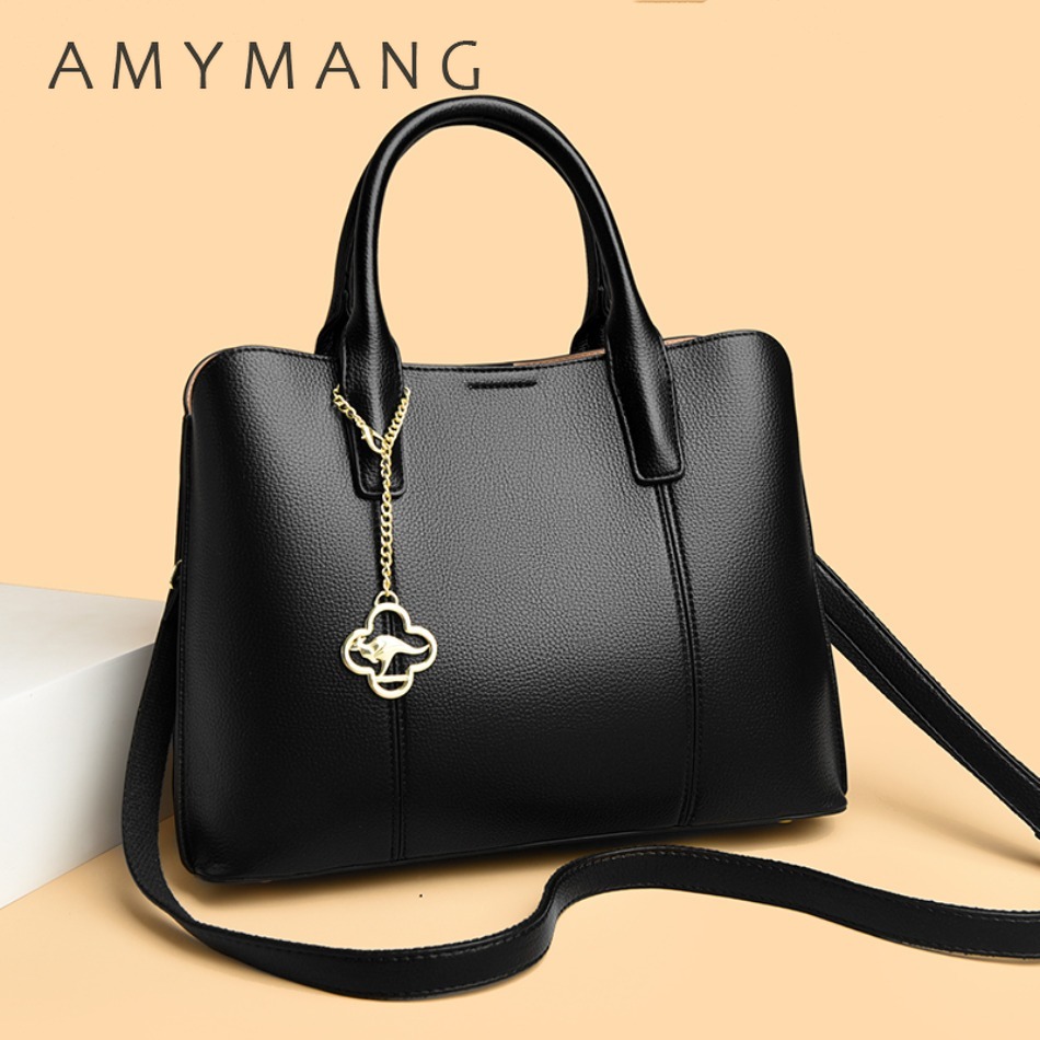 Luxury Bags Levels - Tas Selempang Kulit Pu Lembut Bermerek