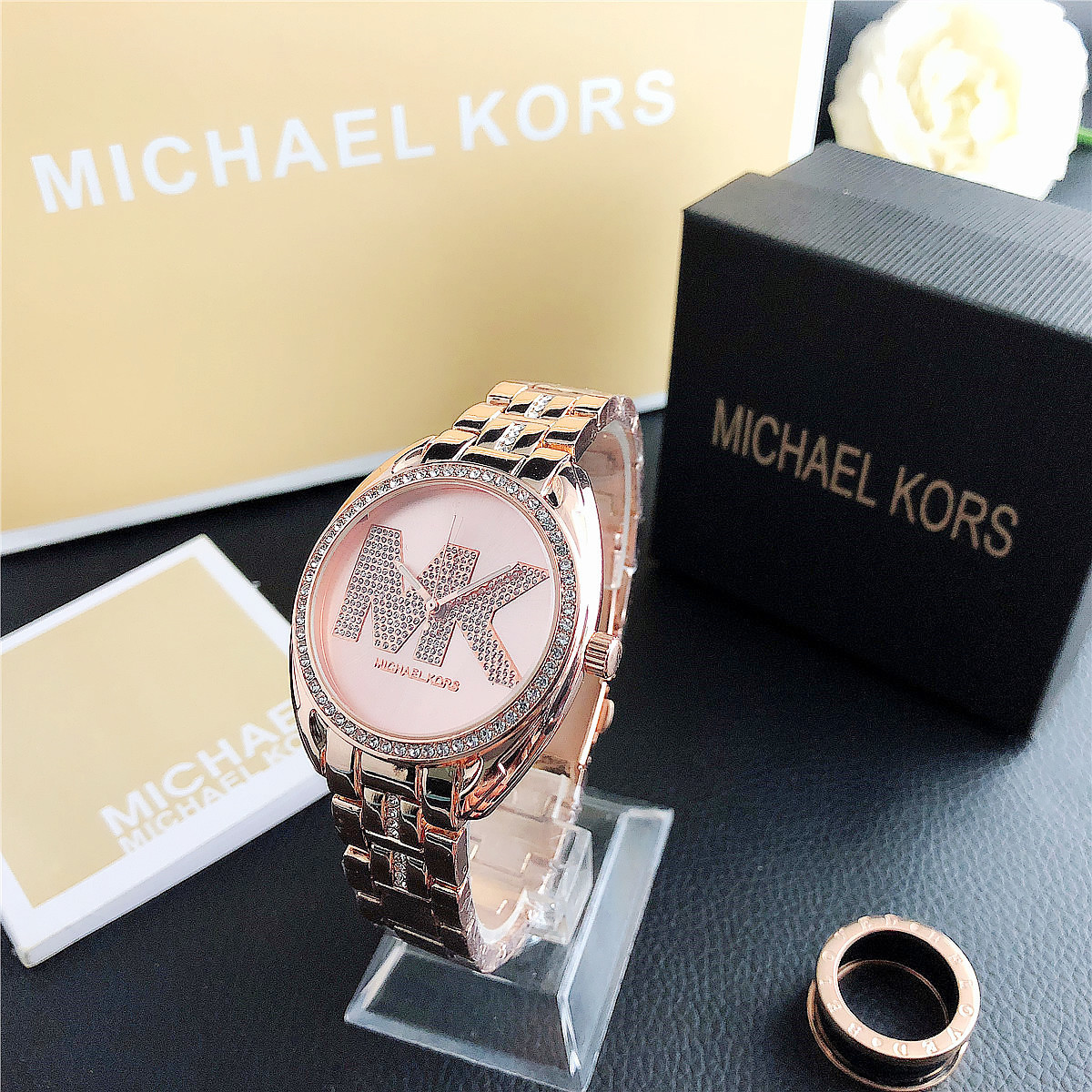 Tas tangan Michael Kors MK bar - Luxury Bags Michael Kors ulasan dan harga