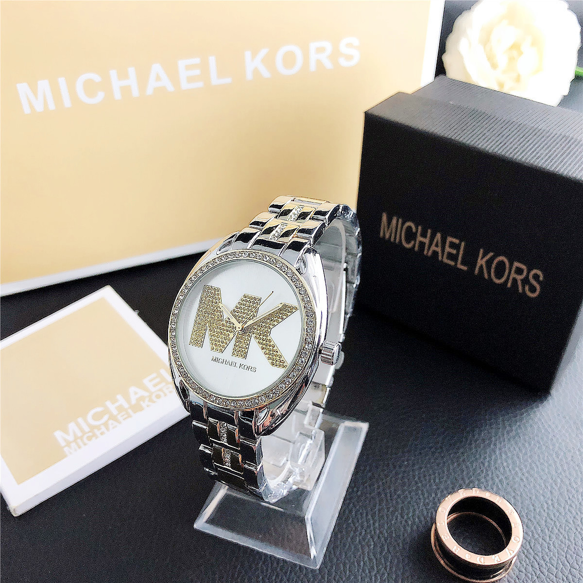Tas tangan Michael Kors MK bar - Luxury Bags Michael Kors ulasan dan harga