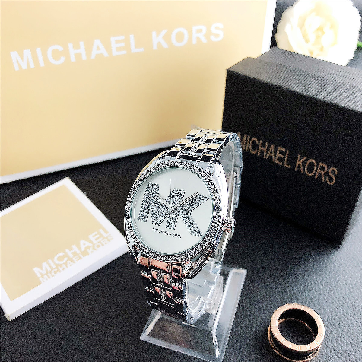 Tas tangan Michael Kors MK bar - Luxury Bags Michael Kors ulasan dan harga