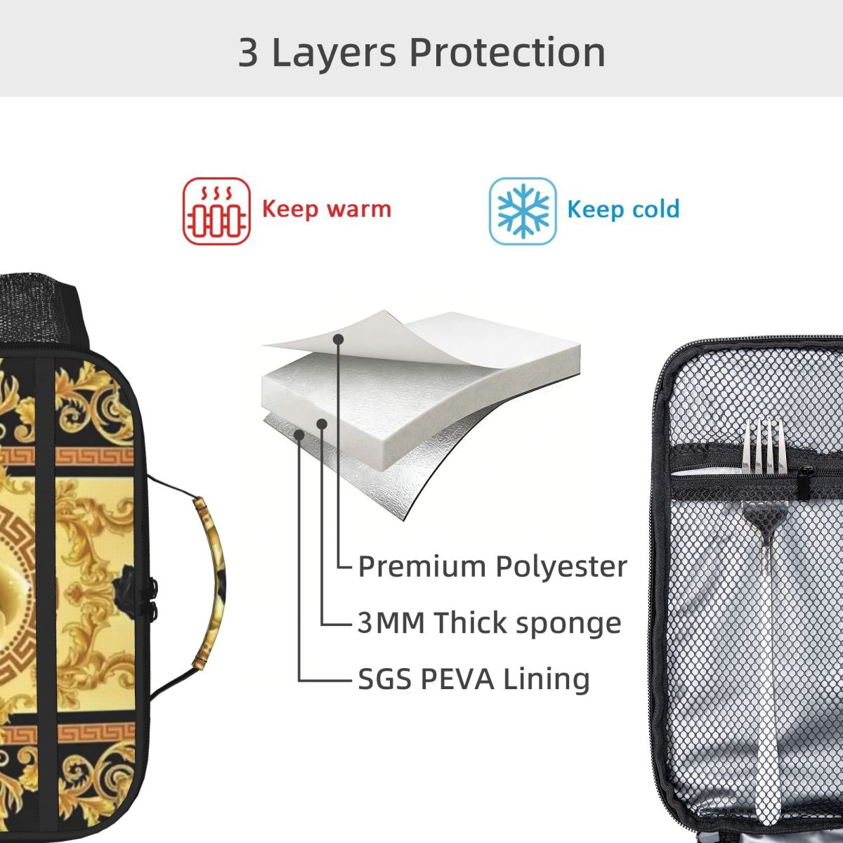 Tas Makan Siang Terisolasi Pol - Luxury Bags For Kids ulasan dan harga