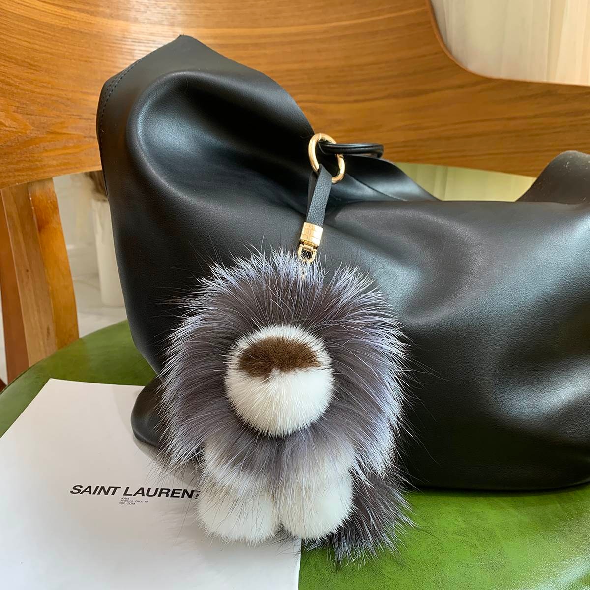 Gantungan Kunci Lion dari Bulu - Luxury Bags For Kids ulasan dan harga