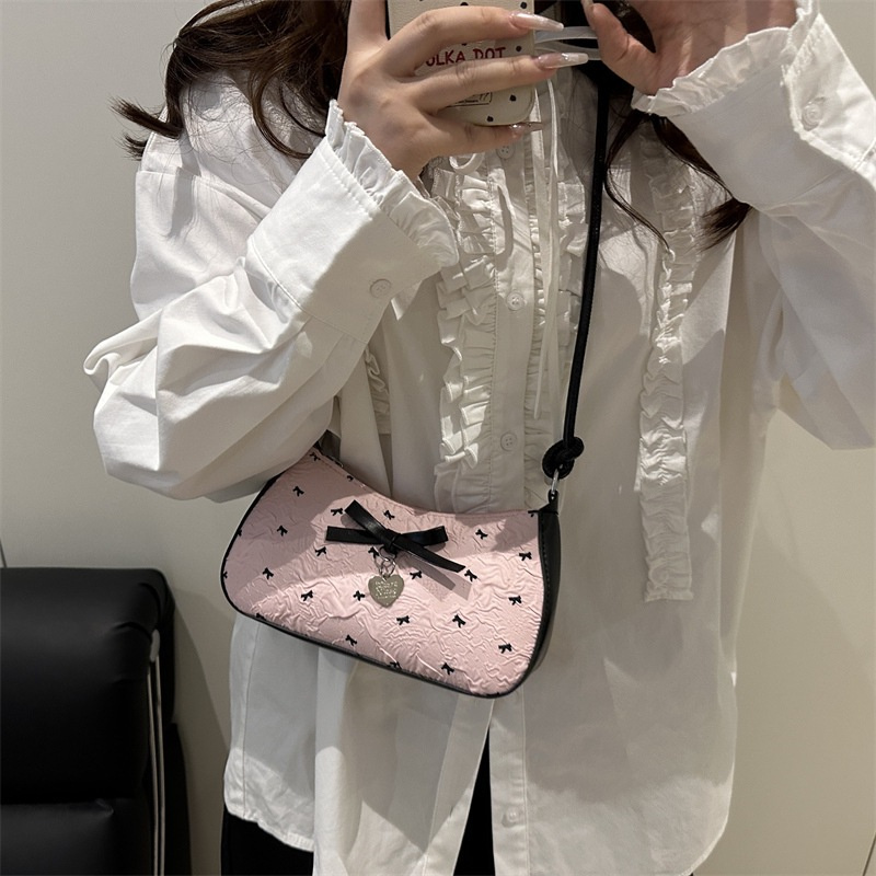 Tas Selempang Pink Y2k untuk W - Luxury Y2K Bags ulasan dan harga