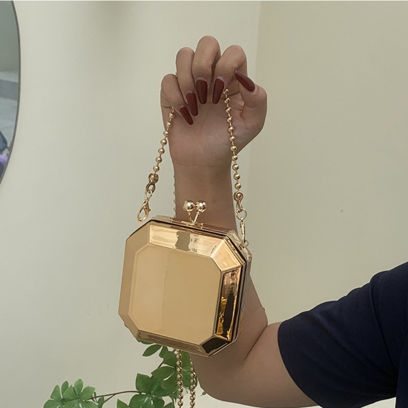 Tas Selempang Kotak PVC Kecil  - Luxury Bags Mini ulasan dan harga