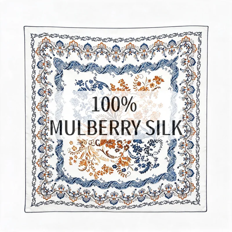 Syal Persegi Sutra Mulberry 10 - Luxury Bags Duffle ulasan dan harga